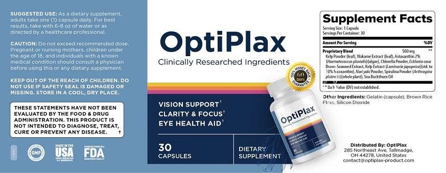 OptiPlax Ingredients